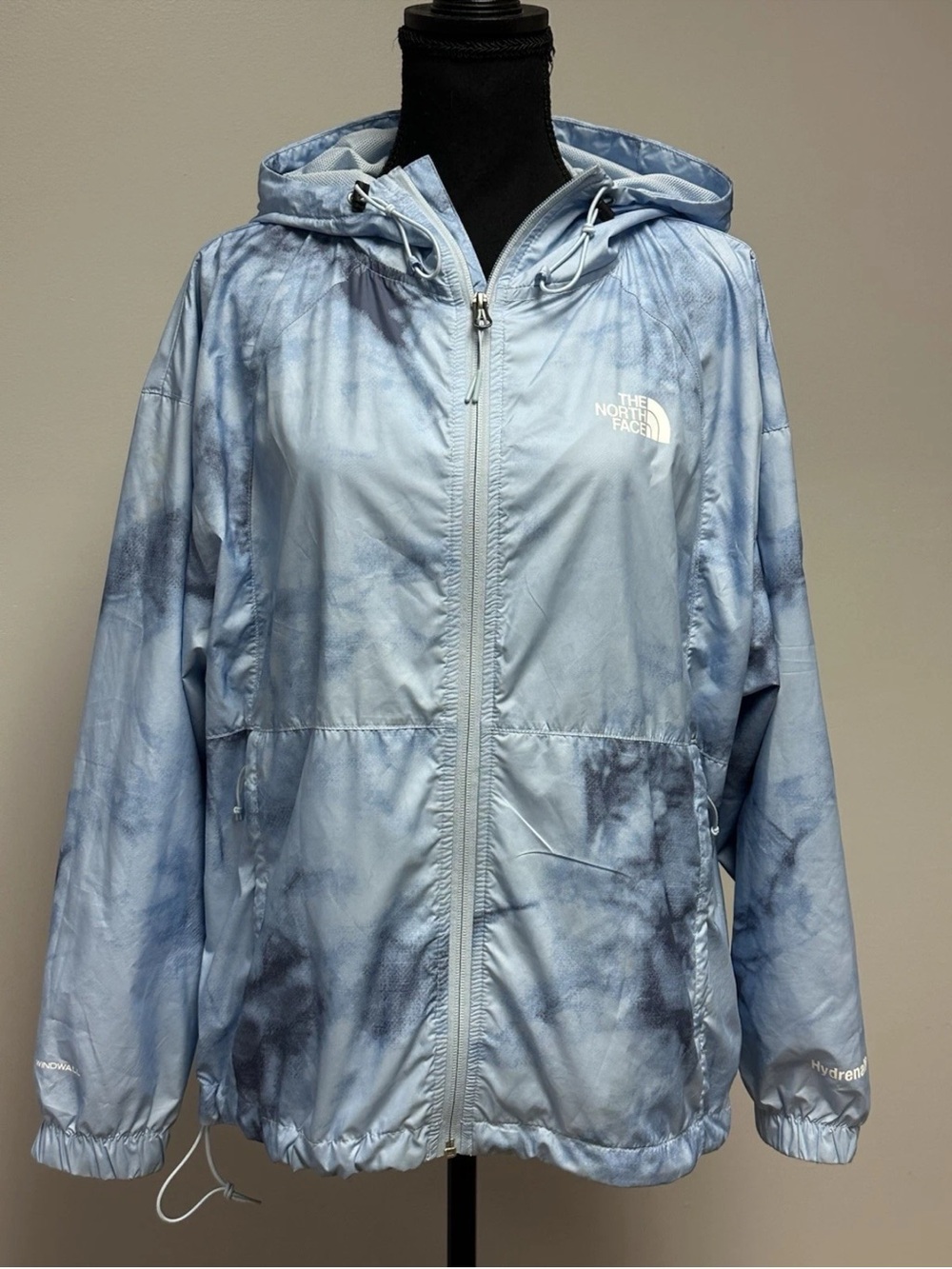 The North Face Women’s Hydrenaline 2000 Jacket Blue TieDye Or Blue Clouds Size L